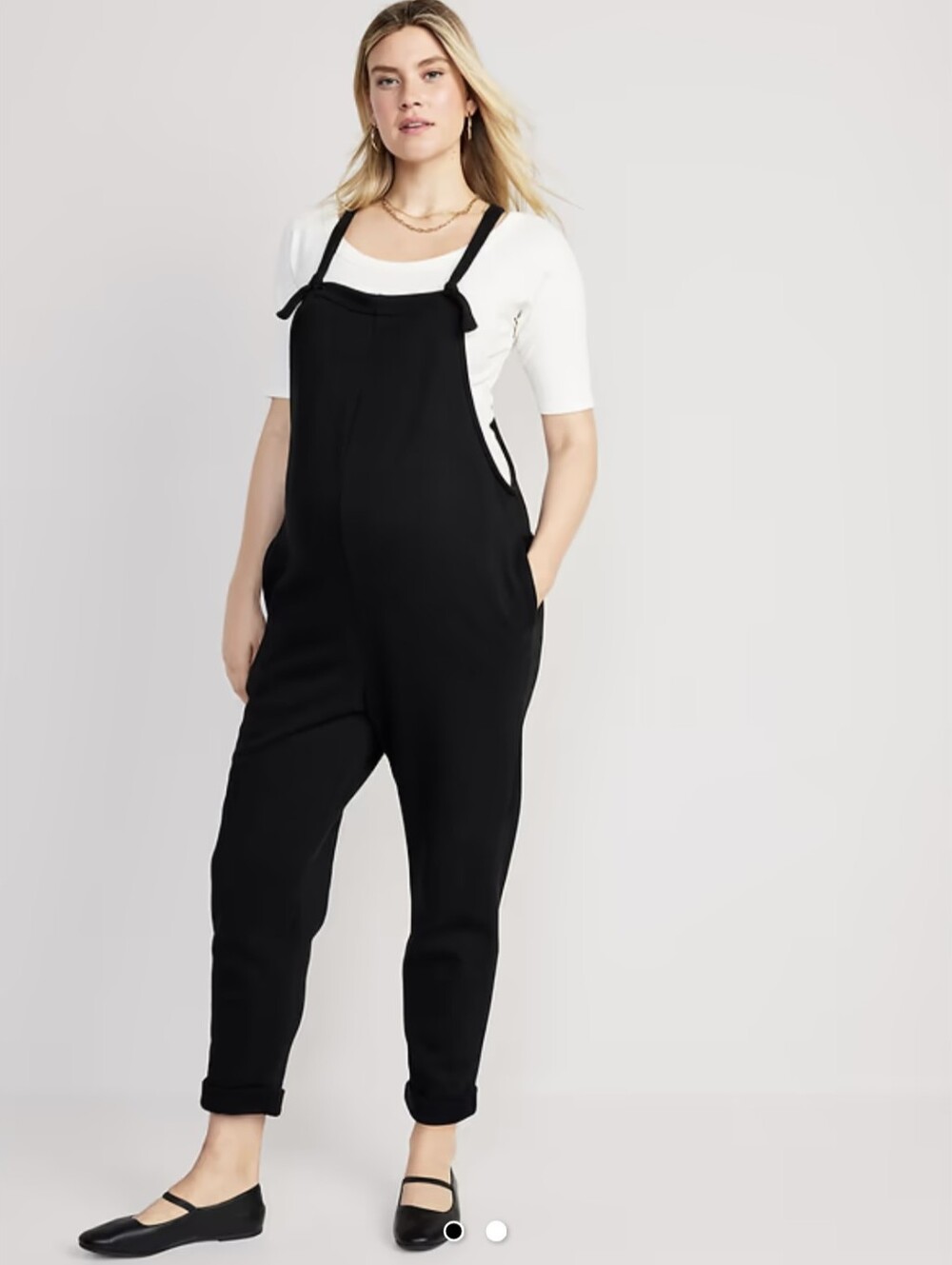 Maternity Fleece Overalls